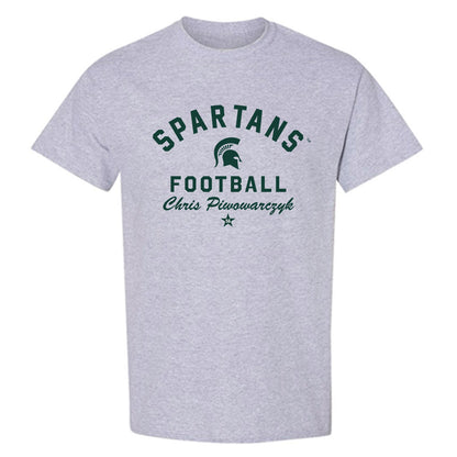 Michigan State - NCAA Football : Chris Piwowarczyk - T-Shirt-0