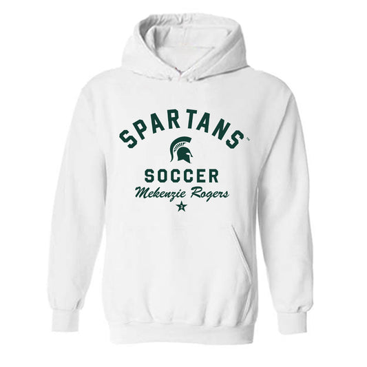 Michigan State - NCAA Women's Soccer : Mekenzie Rogers - Classic Shersey Hooded Sweatshirt-0