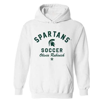 Michigan State - NCAA Women's Soccer : Olivia Rubinich - Classic Shersey Hooded Sweatshirt-0