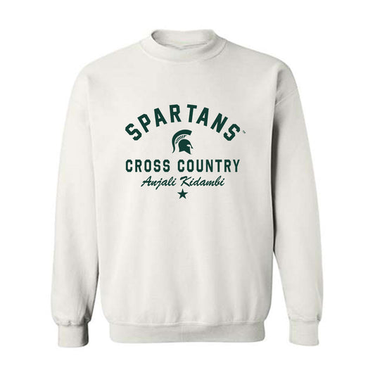 Michigan State - NCAA Women's Cross Country : Anjali Kidambi - Classic Shersey Crewneck Sweatshirt-0