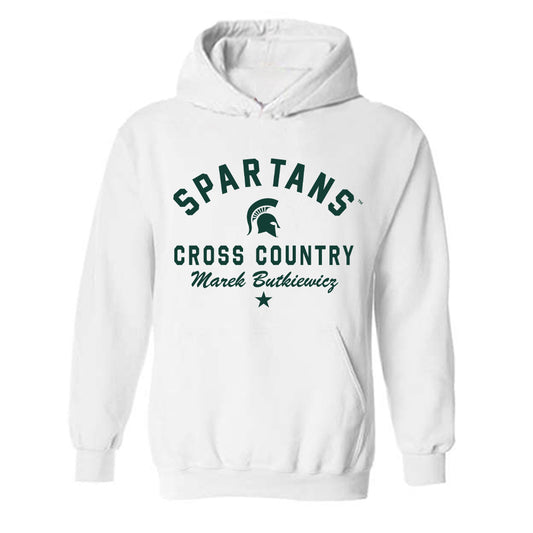 Michigan State - NCAA Men's Cross Country : Marek Butkiewicz - Classic Shersey Hooded Sweatshirt-0