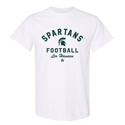 Michigan State - NCAA Football : Leo Hannan - Classic Shersey T-Shirt-0