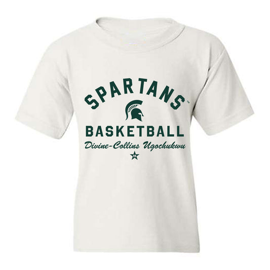 Michigan State - NCAA Men's Basketball : Divine-Collins Ugochukwu - Classic Shersey Youth T-Shirt-0