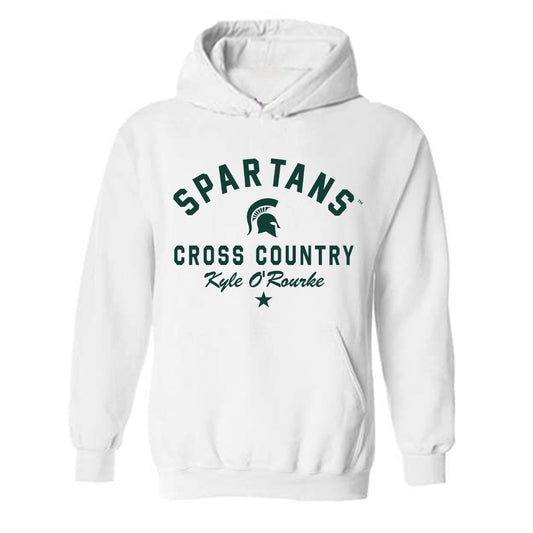 Michigan State - NCAA Men's Cross Country : Kyle O'Rourke - Classic Shersey Hooded Sweatshirt-0