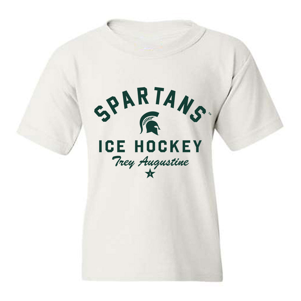 Michigan State - NCAA Men's Ice Hockey : Trey Augustine - Classic Shersey Youth T-Shirt-0