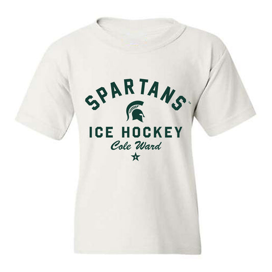 Michigan State - NCAA Men's Ice Hockey : Cole Ward - Classic Shersey Youth T-Shirt-0