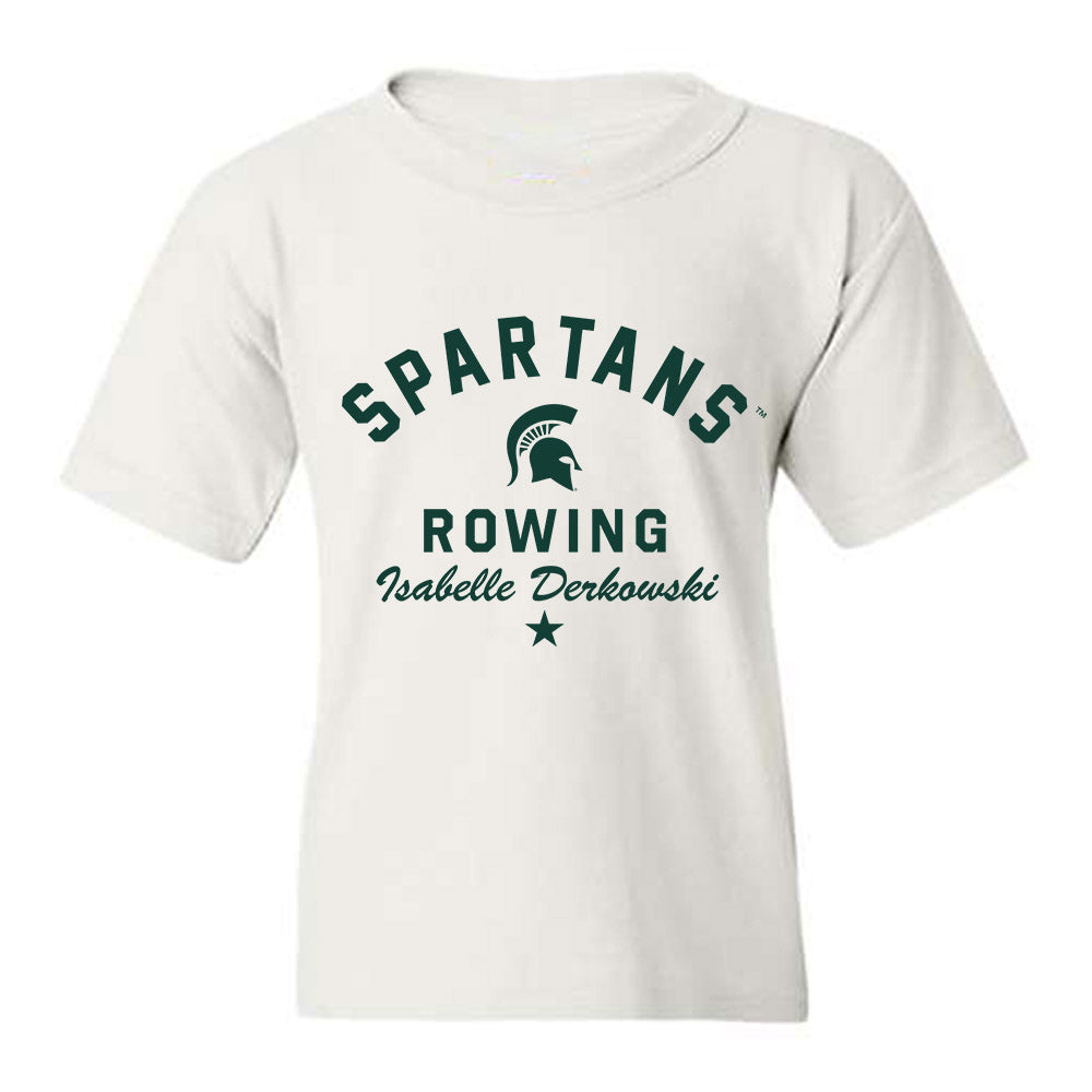Michigan State - NCAA Women's Rowing : Isabelle Derkowski - Classic Shersey Youth T-Shirt-0