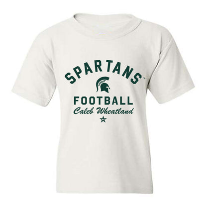 Michigan State - NCAA Football : Caleb Wheatland - Classic Shersey Youth T-Shirt-0