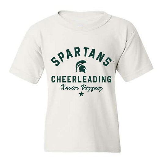Michigan State - NCAA Cheerleading : Xavier Vazquez - Classic Shersey Youth T-Shirt-0
