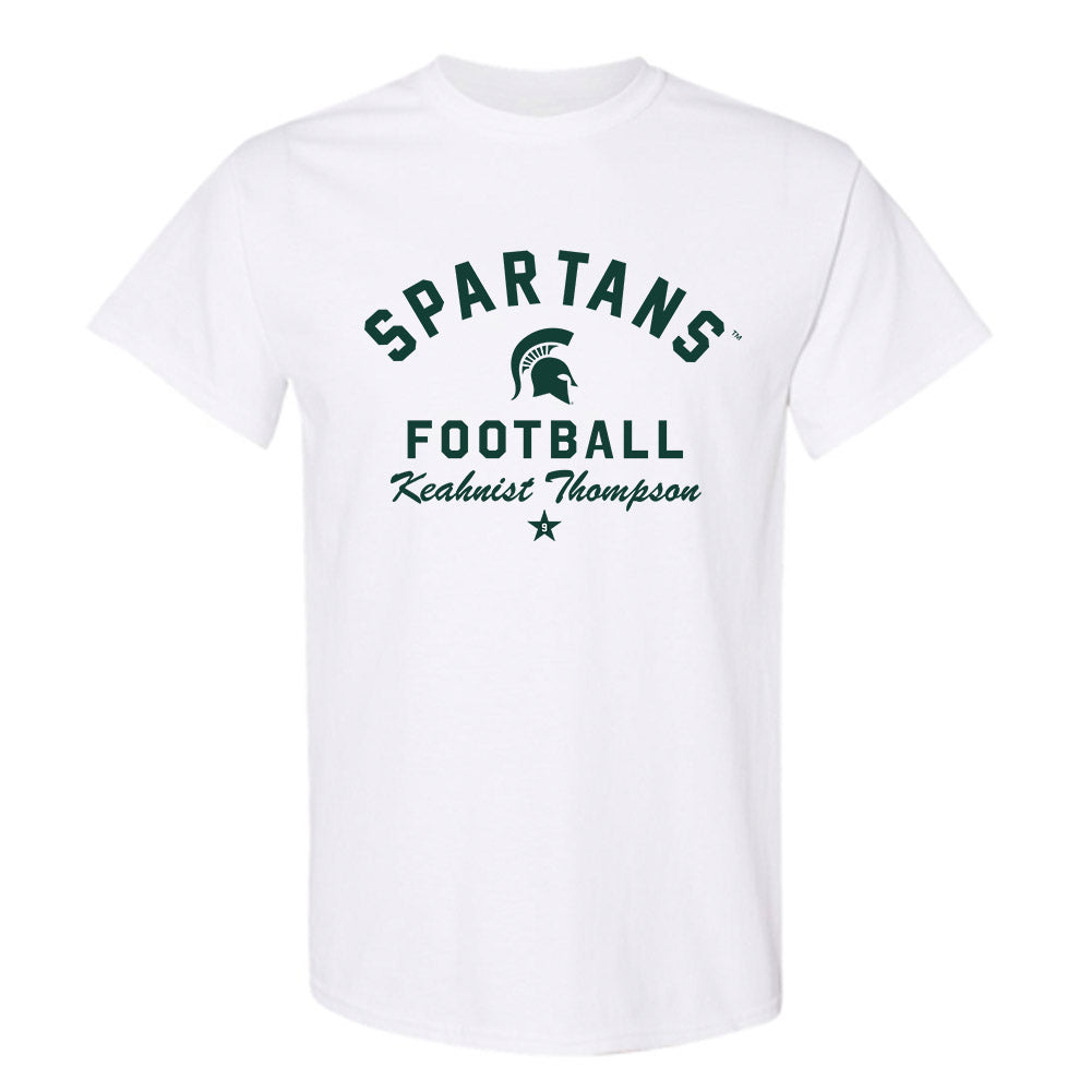 Michigan State - NCAA Football : Keahnist Thompson - Classic Shersey T-Shirt-0