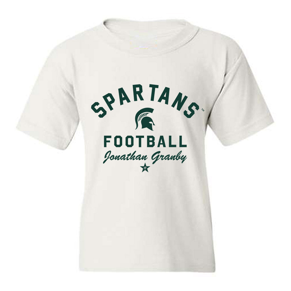 Michigan State - NCAA Football : Jonathan Granby - Classic Shersey Youth T-Shirt-0