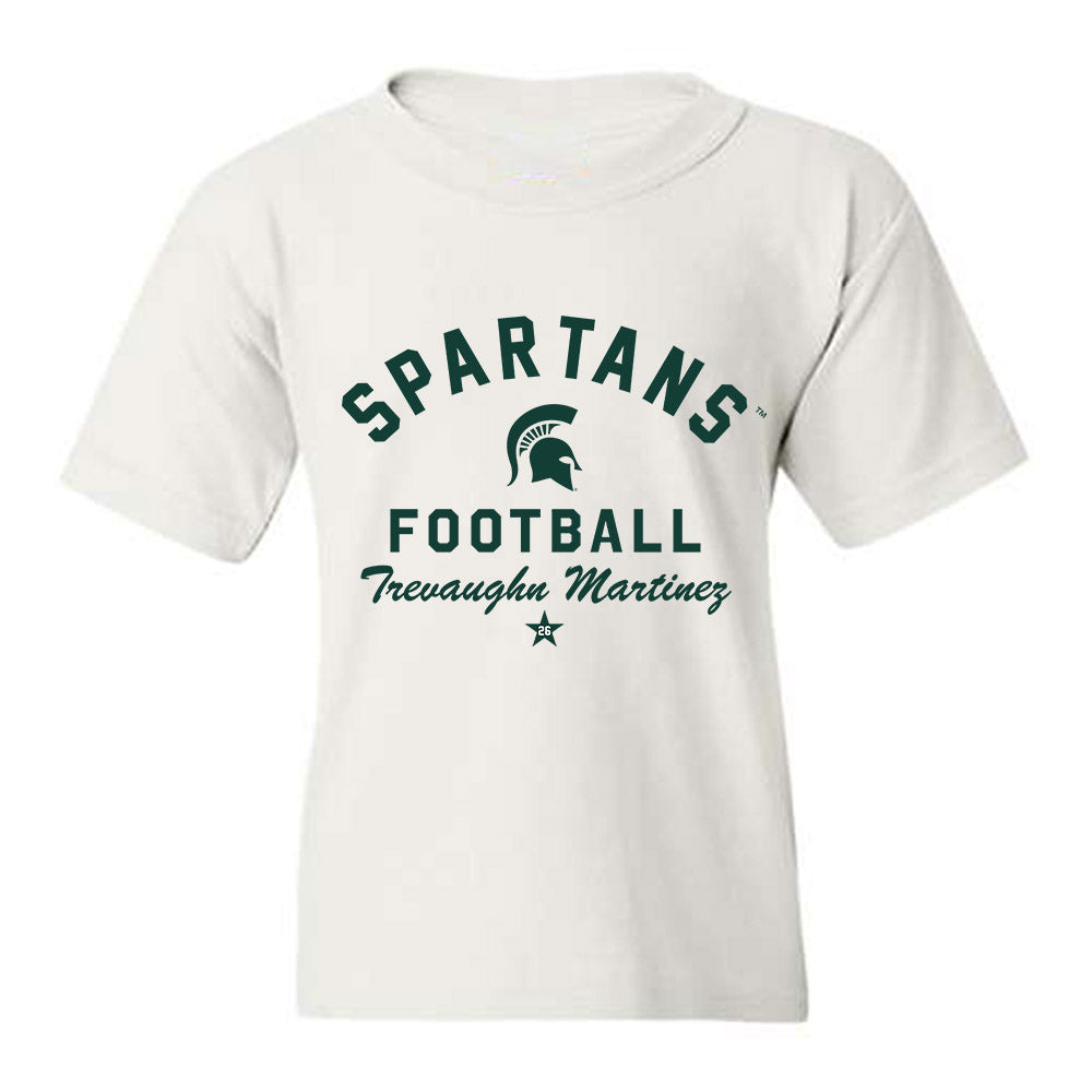 Michigan State - NCAA Football : Trevaughn Martinez - Classic Shersey Youth T-Shirt-0