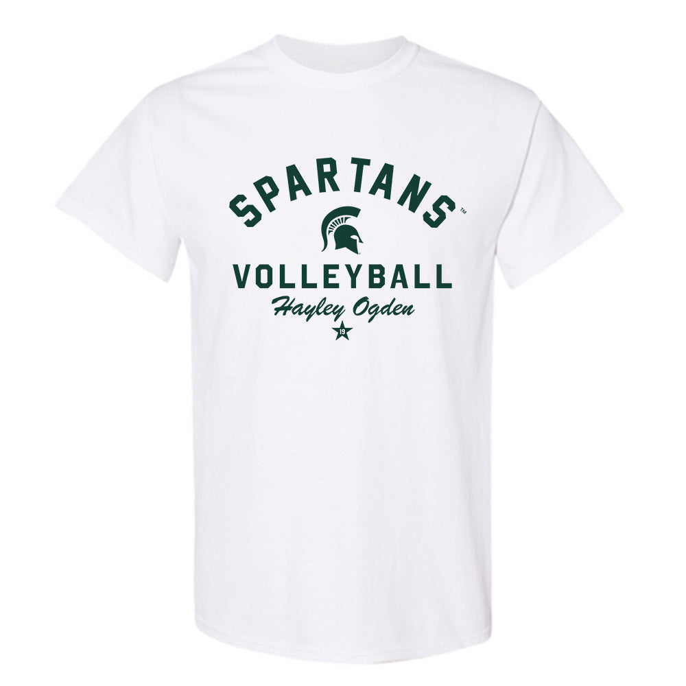 Michigan State - NCAA Women's Volleyball : Hayley Ogden - Classic Shersey T-Shirt-0