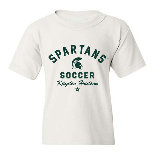 Michigan State - NCAA Men's Soccer : Kayden Hudson - Classic Shersey Youth T-Shirt-0