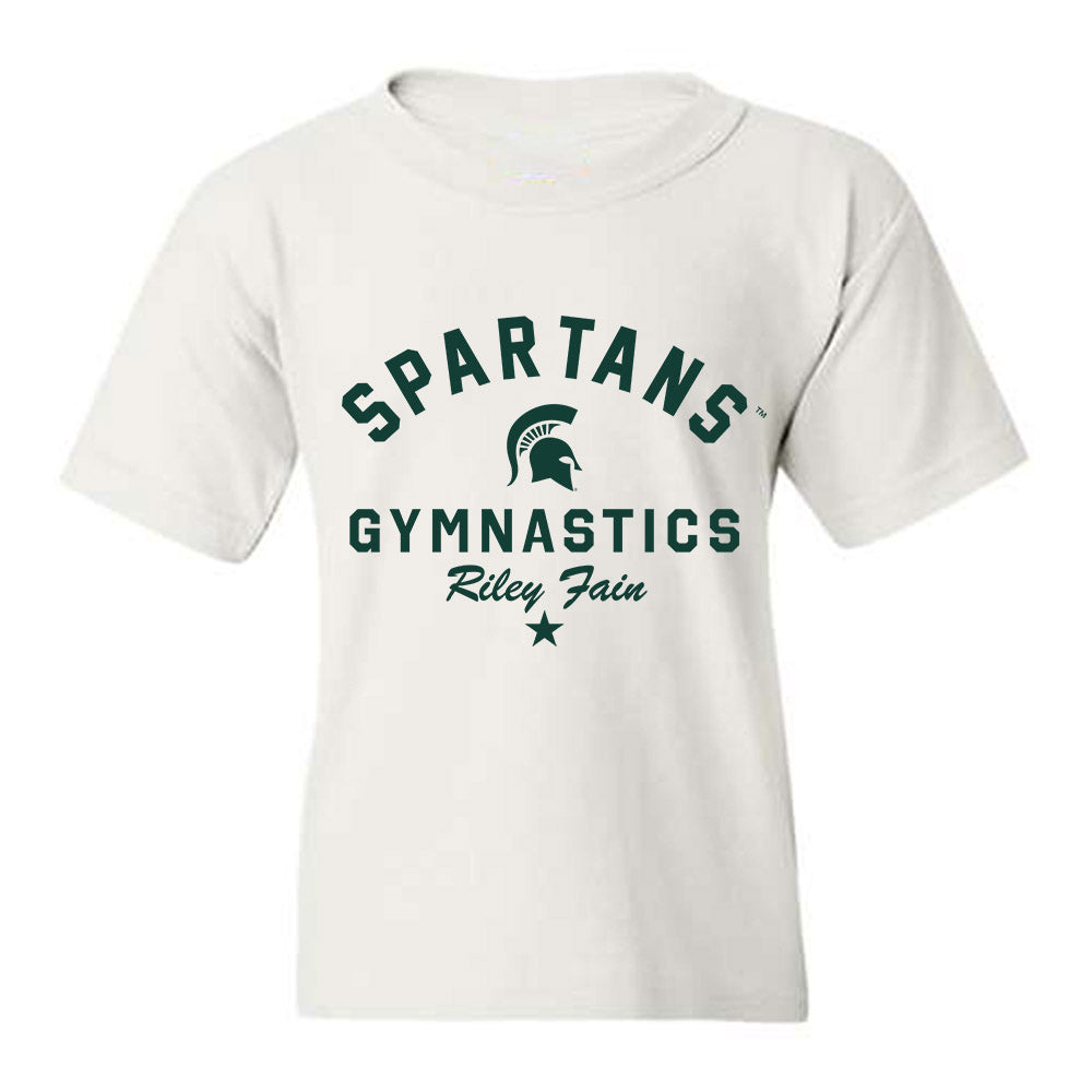 Michigan State - NCAA Women's Gymnastics : Riley Fain - Classic Shersey Youth T-Shirt-0