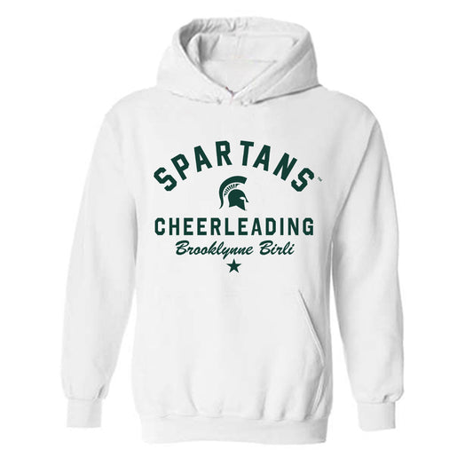 Michigan State - NCAA Cheerleading : Brooklynne Birli - Classic Shersey Hooded Sweatshirt-0