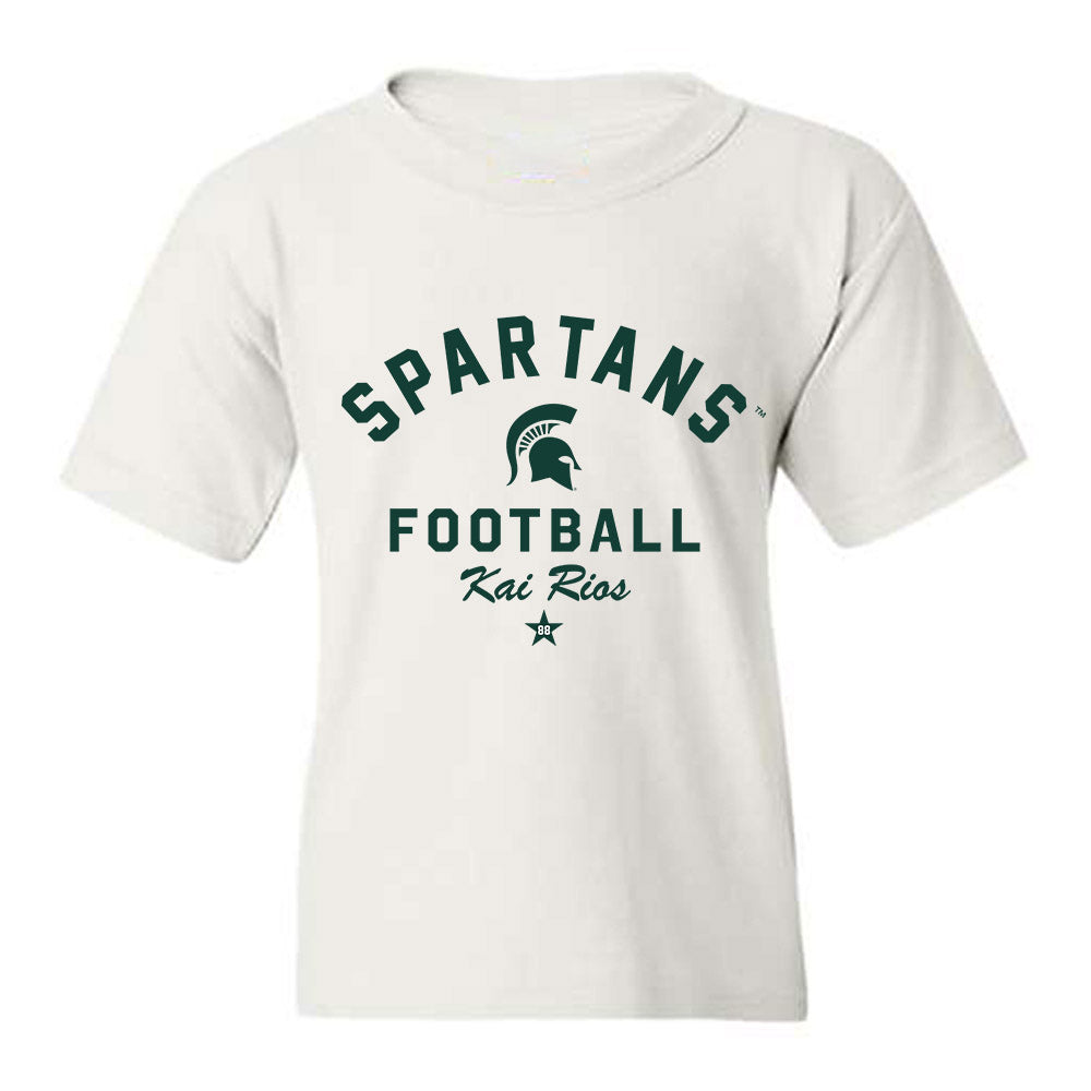 Michigan State - NCAA Football : Kai Rios - Classic Shersey Youth T-Shirt-0