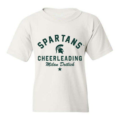 Michigan State - NCAA Cheerleading : Milan Dotlich - Classic Shersey Youth T-Shirt-0
