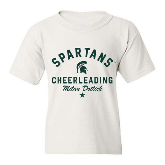 Michigan State - NCAA Cheerleading : Milan Dotlich - Classic Shersey Youth T-Shirt-0