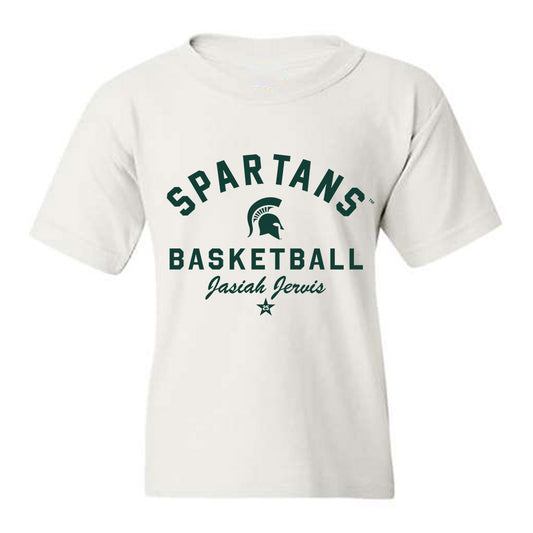 Michigan State - NCAA Men's Basketball : Jasiah Jervis - Classic Shersey Youth T-Shirt-0