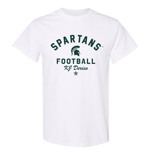 Michigan State - NCAA Football : KJ Deriso - Classic Shersey T-Shirt-0