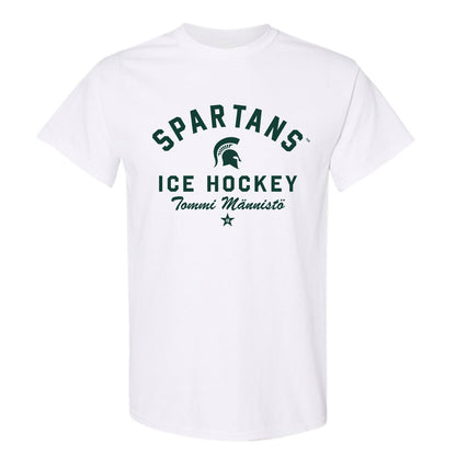 Michigan State - NCAA Men's Ice Hockey : Tommi Männistö - Classic Shersey T-Shirt-0