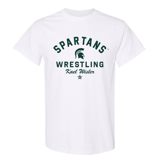 Michigan State - NCAA Wrestling : Kael Wisler - Classic Shersey T-Shirt-0