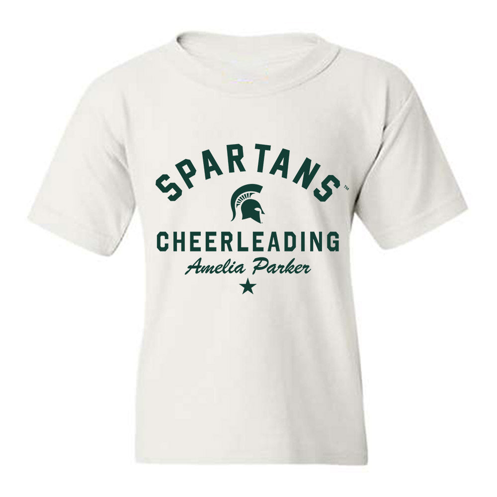 Michigan State - NCAA Cheerleading : Amelia Parker - Classic Shersey Youth T-Shirt-0