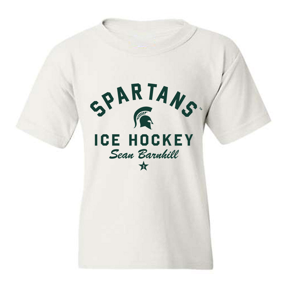 Michigan State - NCAA Men's Ice Hockey : Sean Barnhill - Classic Shersey Youth T-Shirt-0