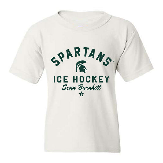 Michigan State - NCAA Men's Ice Hockey : Sean Barnhill - Classic Shersey Youth T-Shirt-0