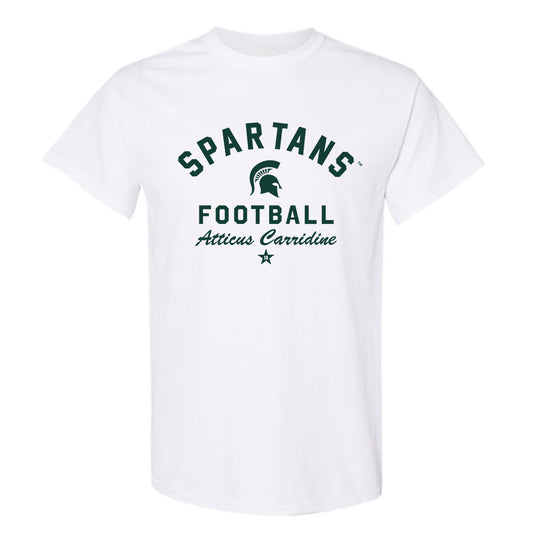 Michigan State - NCAA Football : Atticus Carridine - Classic Shersey T-Shirt-0