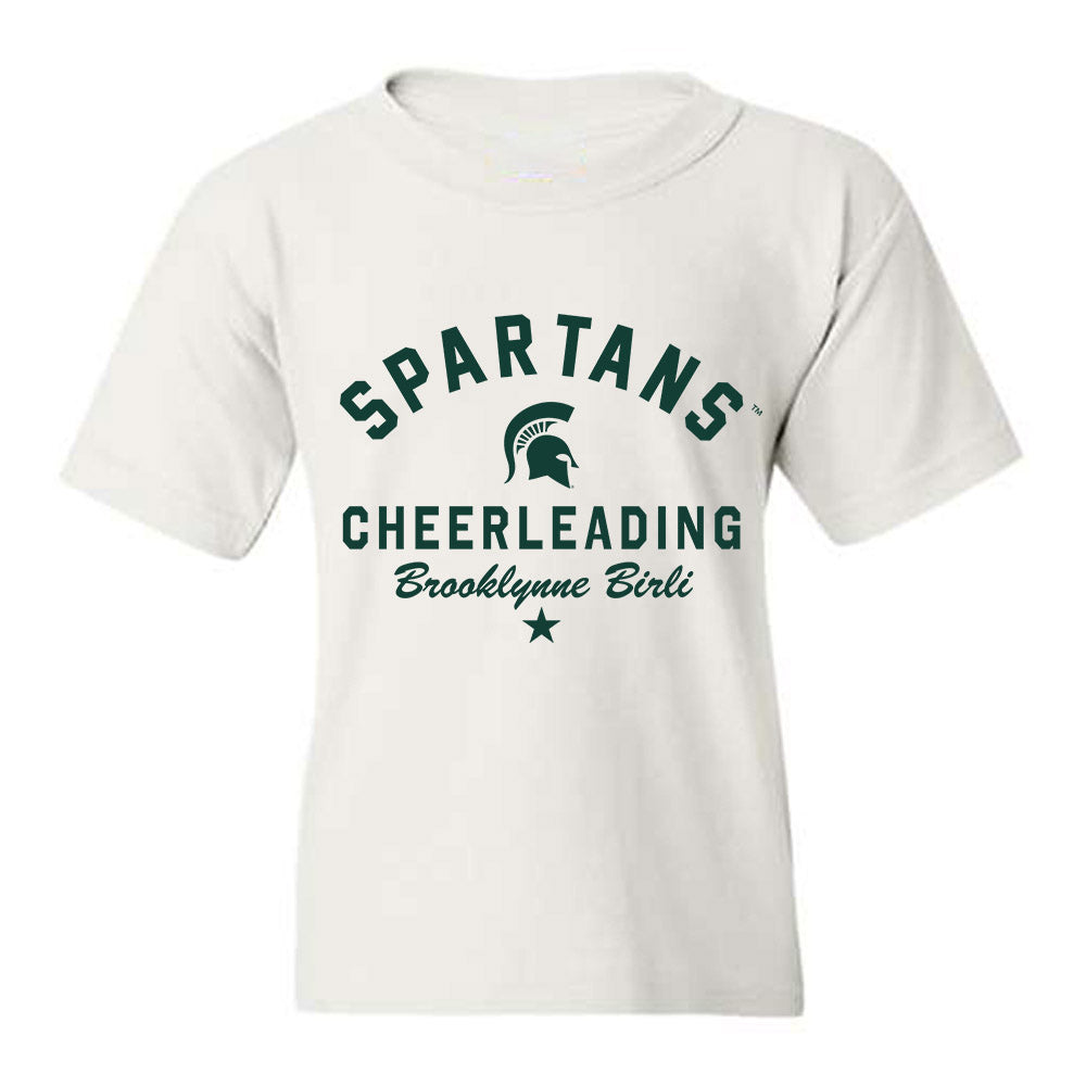 Michigan State - NCAA Cheerleading : Brooklynne Birli - Classic Shersey Youth T-Shirt-0
