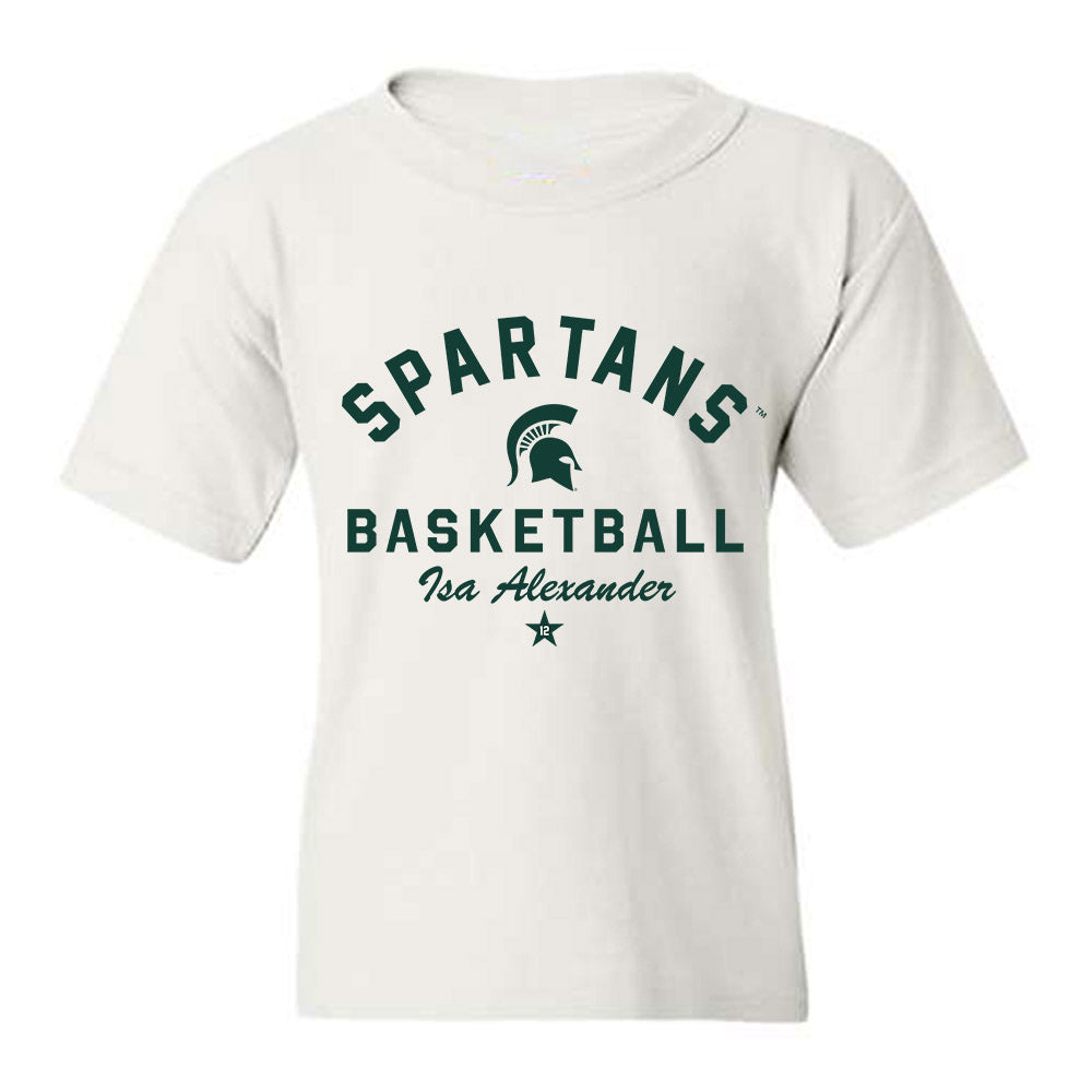 Michigan State - NCAA Women's Basketball : Isa Alexander - Classic Shersey Youth T-Shirt-0