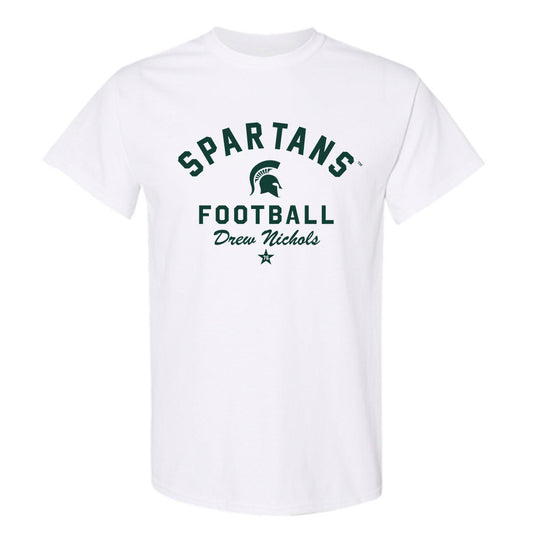 Michigan State - NCAA Football : Drew Nichols - Classic Shersey T-Shirt-0