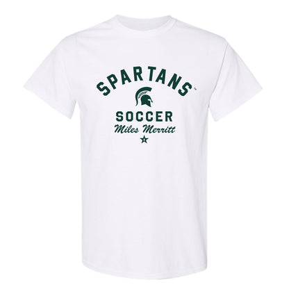 Michigan State - NCAA Men's Soccer : Miles Merritt - Classic Shersey T-Shirt-0