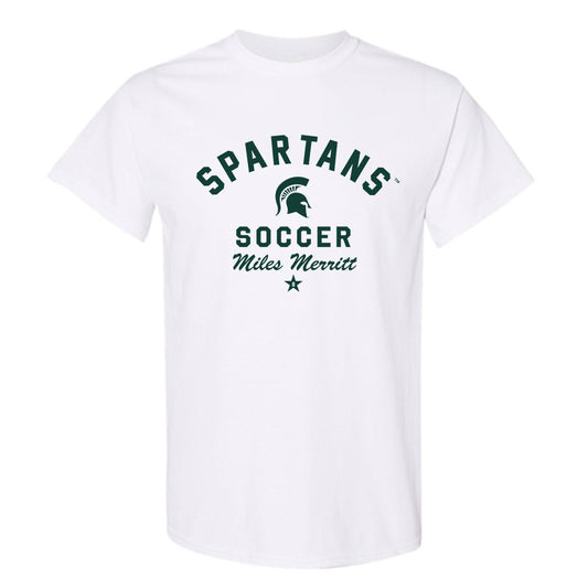 Michigan State - NCAA Men's Soccer : Miles Merritt - Classic Shersey T-Shirt-0