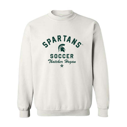 Michigan State - NCAA Men's Soccer : Thatcher Hogan - Classic Shersey Crewneck Sweatshirt-0