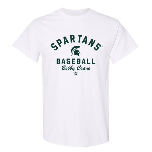 Michigan State - NCAA Baseball : Bobby Crane - Classic Shersey T-Shirt-0