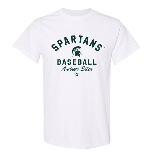 Michigan State - NCAA Baseball : Andrew Siler - Classic Shersey T-Shirt-0