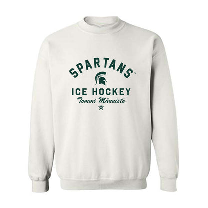 Michigan State - NCAA Men's Ice Hockey : Tommi Männistö - Classic Shersey Crewneck Sweatshirt-0