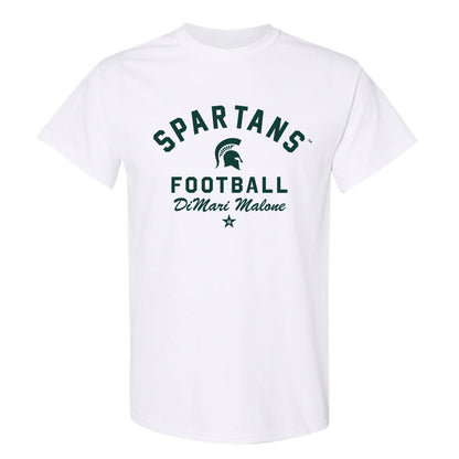Michigan State - NCAA Football : DiMari Malone - Classic Shersey T-Shirt-0
