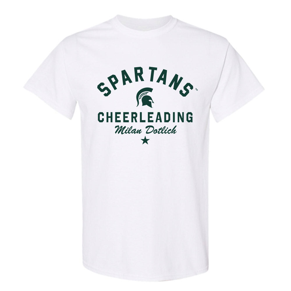 Michigan State - NCAA Cheerleading : Milan Dotlich - Classic Shersey T-Shirt-0
