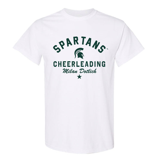 Michigan State - NCAA Cheerleading : Milan Dotlich - Classic Shersey T-Shirt-0