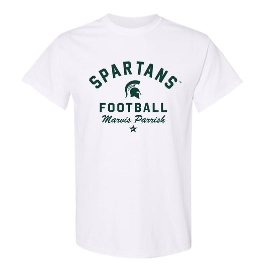 Michigan State - NCAA Football : Marvis Parrish - Classic Shersey T-Shirt-0