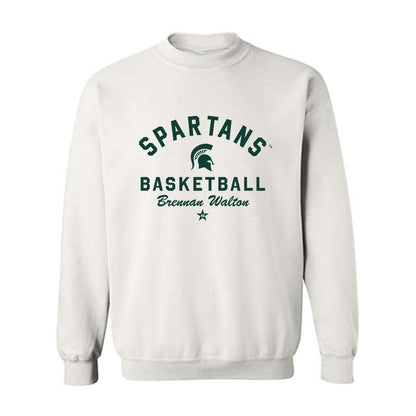 Michigan State - NCAA Men's Basketball : Brennan Walton - Classic Shersey Crewneck Sweatshirt-0