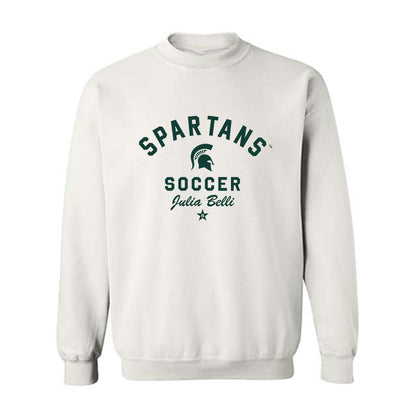 Michigan State - NCAA Women's Soccer : Julia Belli - Classic Shersey Crewneck Sweatshirt-0