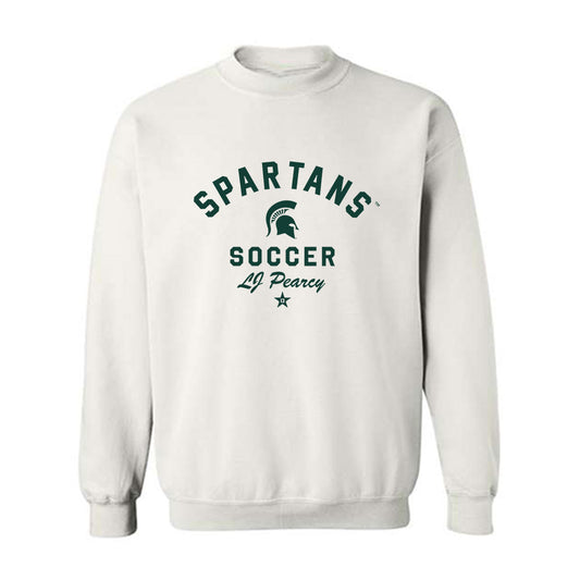Michigan State - NCAA Women's Soccer : LJ Pearcy - Classic Shersey Crewneck Sweatshirt-0