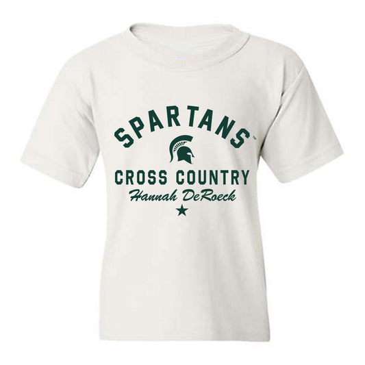Michigan State - NCAA Women's Cross Country : Hannah DeRoeck - Classic Shersey Youth T-Shirt-0