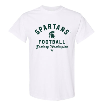 Michigan State - NCAA Football : Zachary Washington - Classic Shersey T-Shirt-0