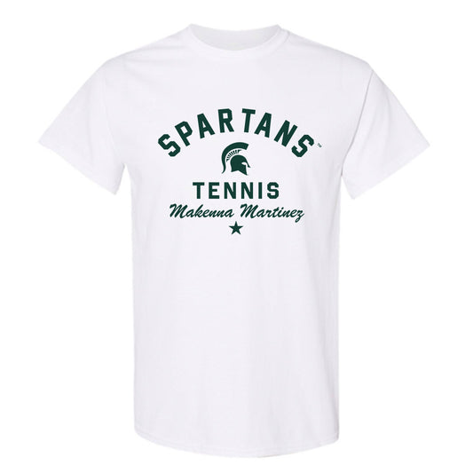 Michigan State - NCAA Women's Tennis : Makenna Martinez - Classic Shersey T-Shirt-0